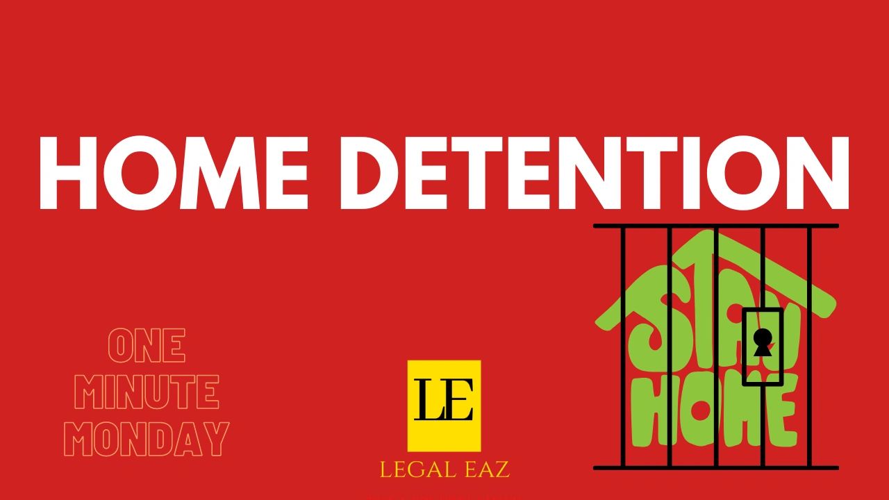 Home Detention A Valid Alternative to Serving Jail